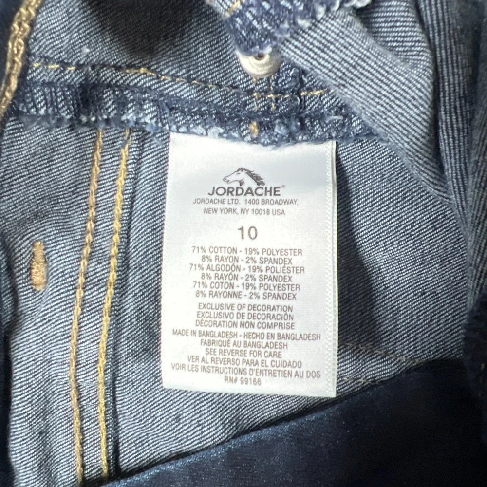 Jordache Super Skinny Jeans Womens 10 Blue Cotton Stretch Dark Wash High Rise